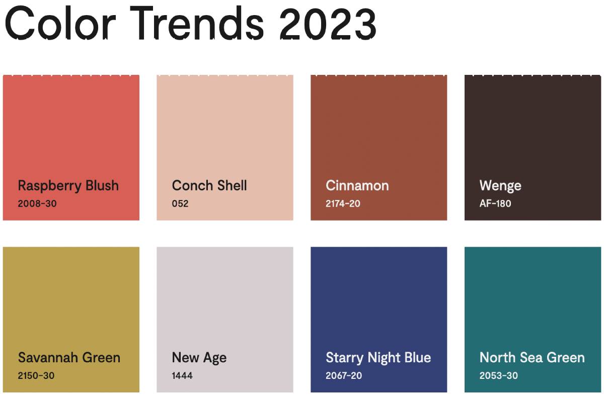 Introducing the Benjamin Moore Color Trends 2023 Color Palette near Saint Louis, Missouri (MO)